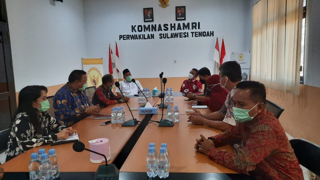 Kakanwil Kumham Sulteng Sambangi Komnas HAM terkait Koordinasi Tugas Pokok dan Fungsi