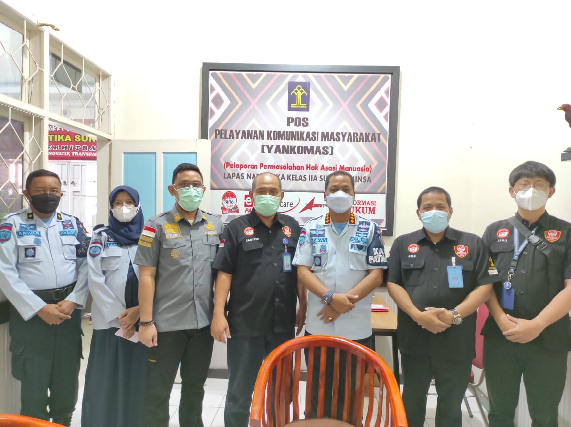 Dalam Rangka Koordinasi dan Konsultasi Dugaan Pelanggaran HAM, Tim Yankomas Ditjen HAM Kunjungi Kanwil Kemenkumham Sulawesi Selatan