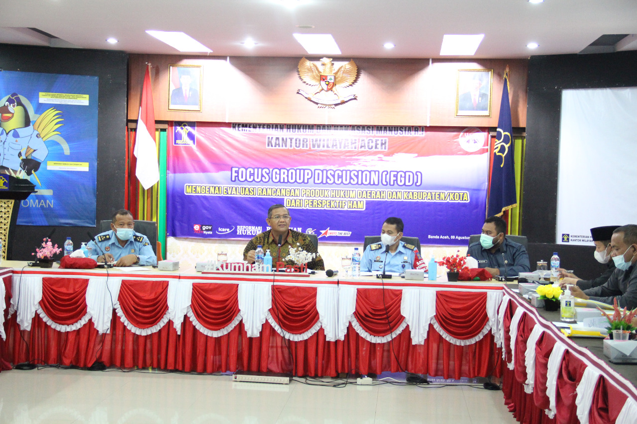 Kemenkumham Aceh Laksanakan FGD Rancangan Qanun Kabupaten Bener Meriah