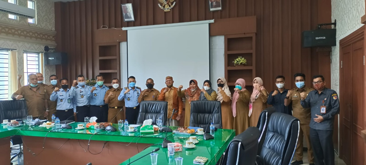Sosialisasi Dan Implementasi Peraturan Presiden Nomor 53 Tahun 2021, Kemenkumham Aceh Gelar Rapat Koordinasi Dengan Pemkab Aceh Besar