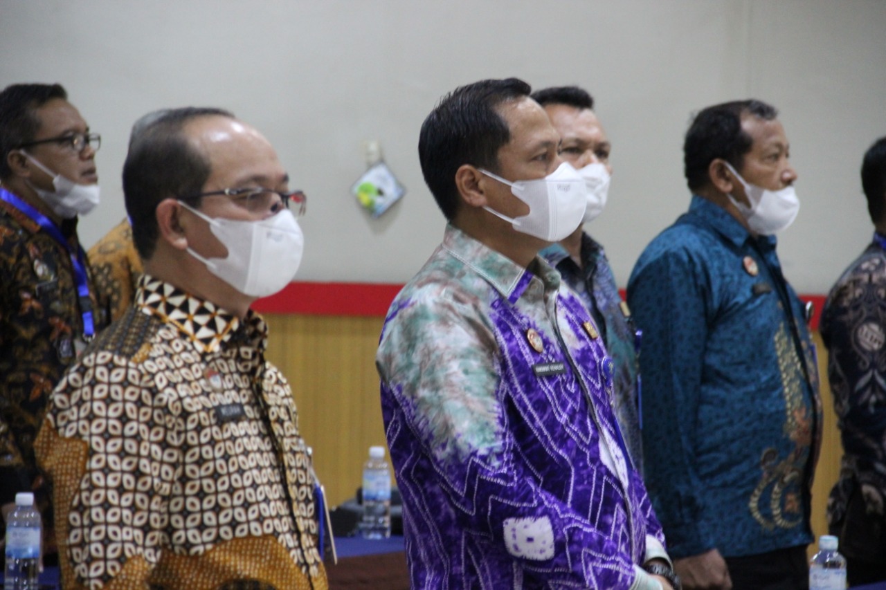 Seluruh Jajaran Kemenkumham Aceh Ikut Rapat Koordinasi Pelaksanaan Pelayanan Publik Berbasis HAM