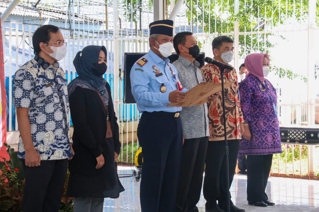 Disaksikan Direktur Jenderal HAM, Kemenkumham Banten Canangkan Pelayanan Publik Berbasis HAM