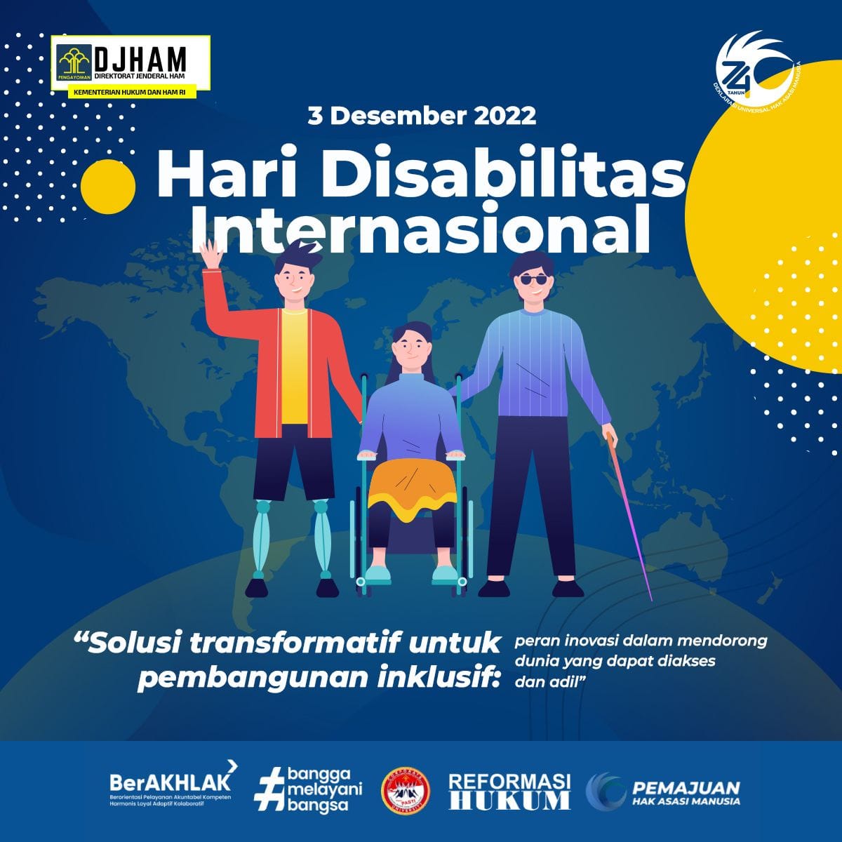Selamat Hari Disabilitas Internasional 2022