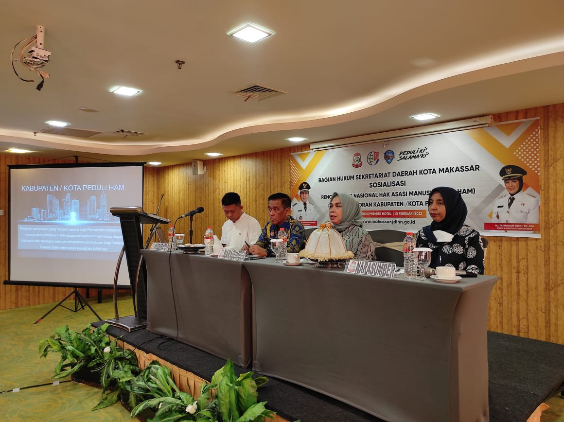 Direktorat Jenderal HAM bersama Kemenkumham Sulsel Hadir di Kota Makassar: Sosialisasikan RANHAM, KKP HAM, dan PRISMA HAM