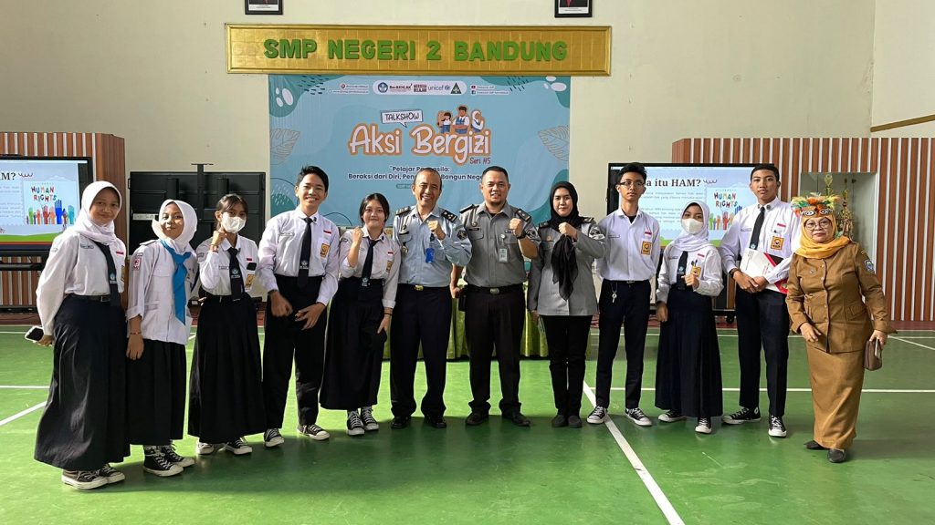 Kolaborasi Bidang HAM Kanwil Kemenkumham Jabar dengan Sekolah Kang Emil di Bandung