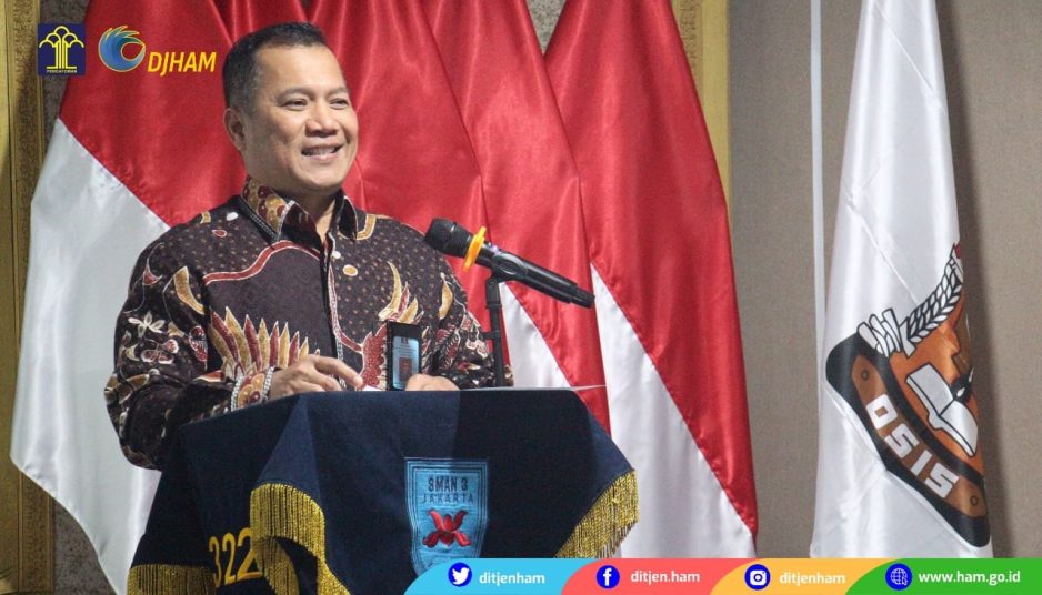Direktorat Jenderal HAM menggelar diseminasi HAM bagi pelajar di SMAN 3 Jakarta